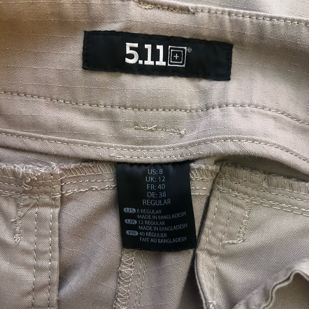Woman’s Tactical Cargo Pants - Tan - Picture 4 of 4